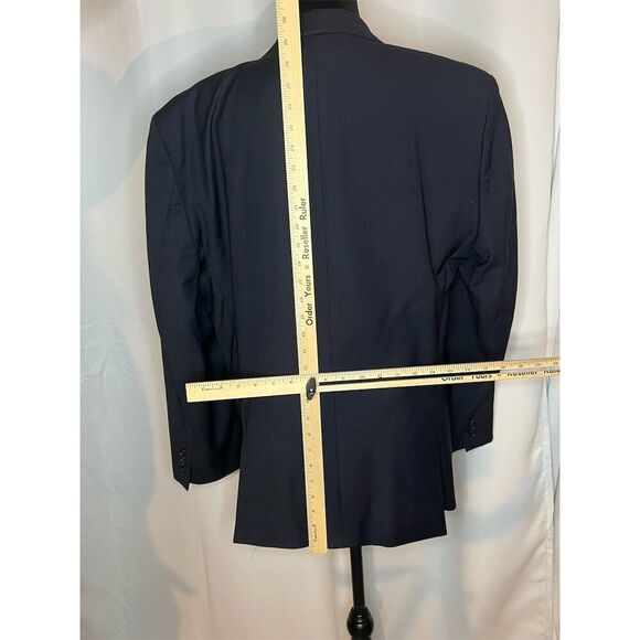 Calvin Klein Men's Gray Wool Blazer Size 42R Two-Button Formal Jacket - Picture 8 of 8